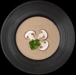 Vibin' with the menu, showcasing delicious dishes and mushrooms