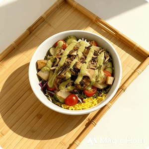 Truffle fries with Lion’s Mane and Heat N Honey.