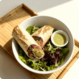 Truffle fries with Lion’s Mane and Heat N Honey.