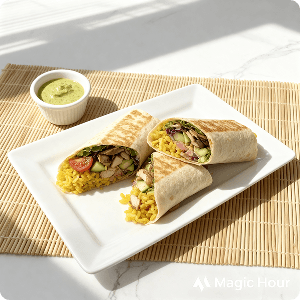 Truffle fries with Lion’s Mane and Heat N Honey.